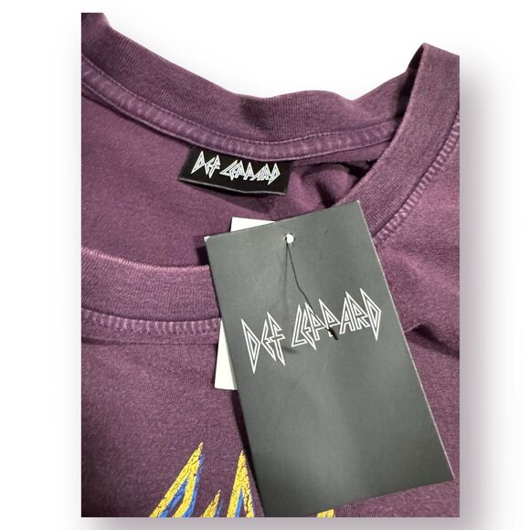 Cotton On Def Leppard Oversized Graphic‎ Tee Size Medium Retro - Picture 4 of 6